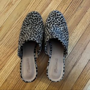 Madewell animal print clog mules size 9.5